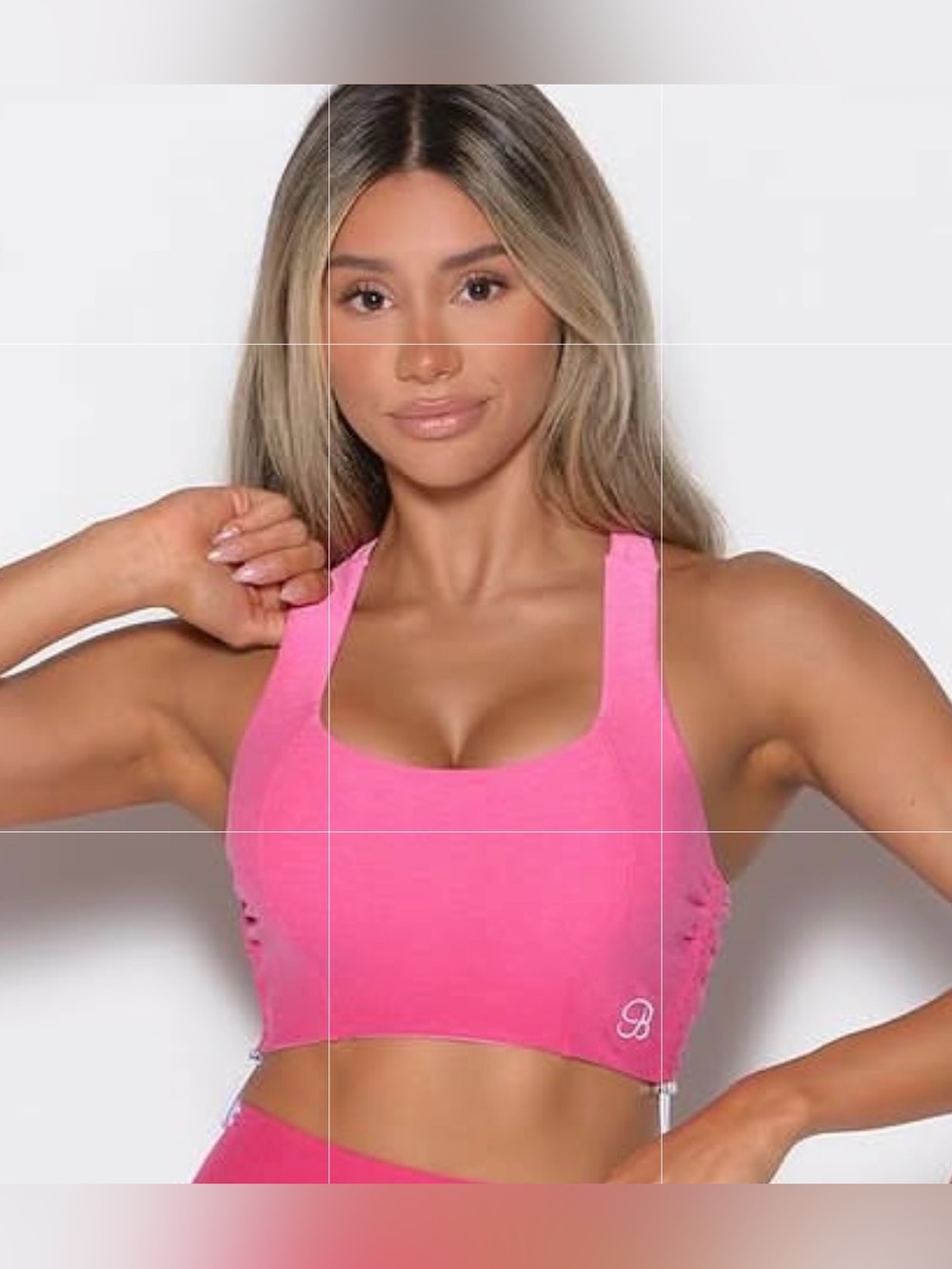 Bombshell Sportswear Pink Ombré Padded Bra